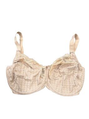 PrimaDonna Madison Full Cup Bra Beige UK 34H FR 90H EU 75 Underwire Lace Trim